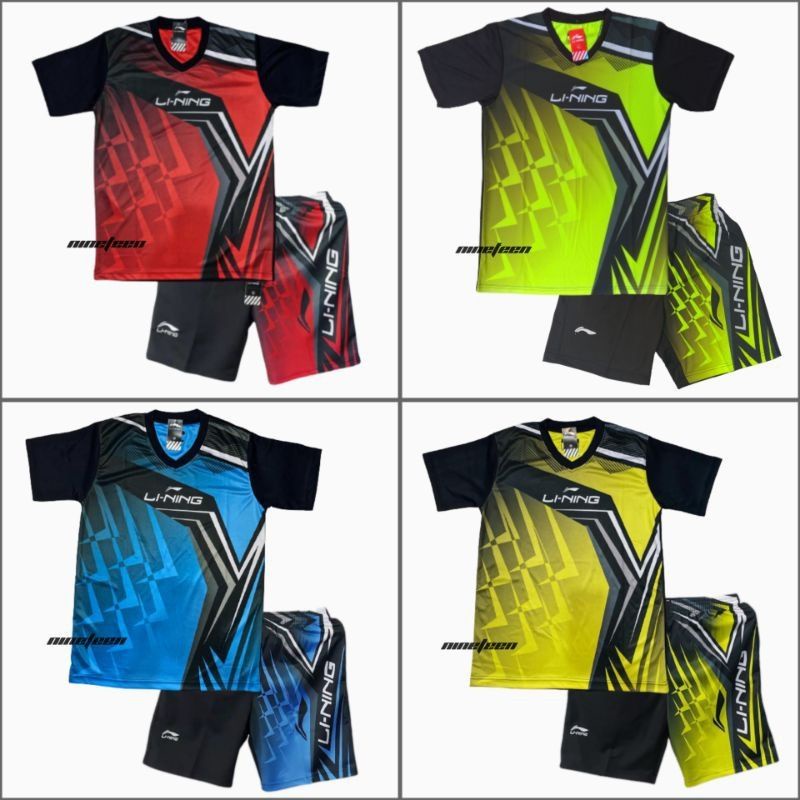 SETELAN BAJU BADMINTON BULUTANGKIS LINING 01