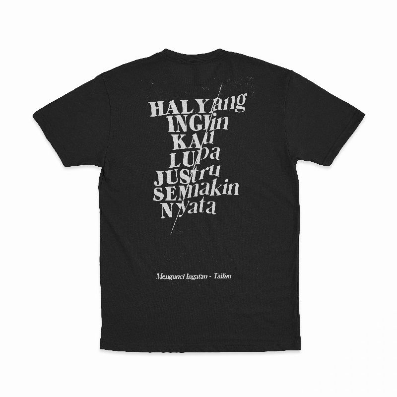 Ready Stock - Tshirt Barasuara - Typograph Mengunci Ingatan