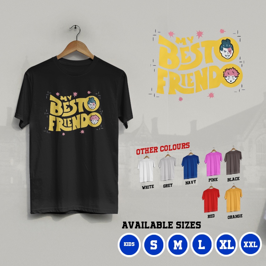 KI/708 Kaos My Besto Friendo Wibu Waifu Anime Japanese Cartoon T-Shirt