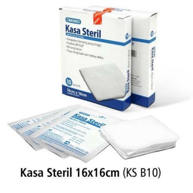 Onemed Kasa Steril Ukuran 16x16 - One Med Kasa Sterill 16 x 16 - Kasa Onemed