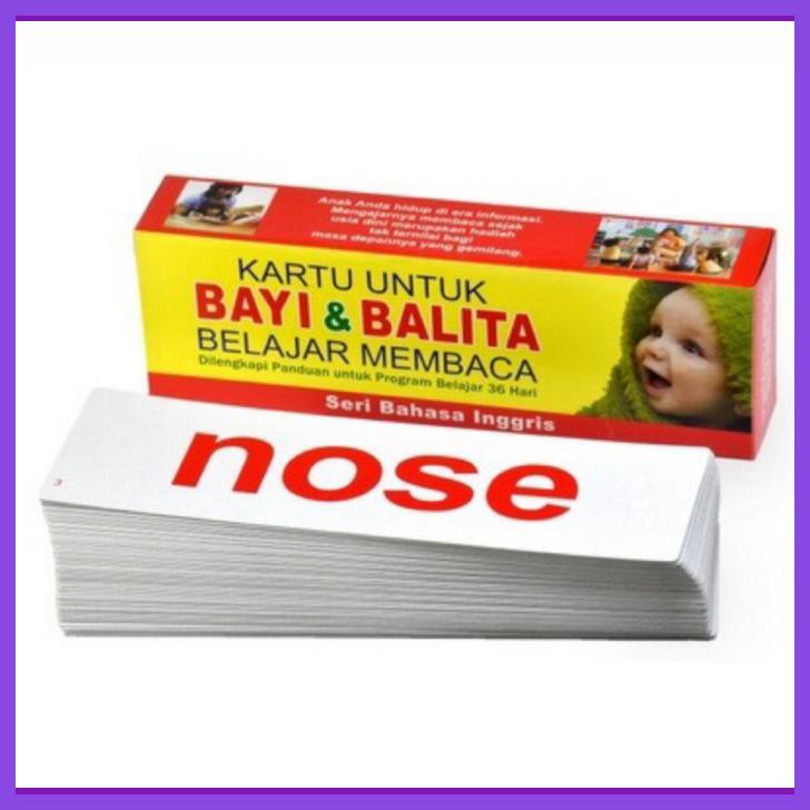 FLASHCARD | KARTU BELAJAR MEMBACA BAHASA INGGRIS SERI 1