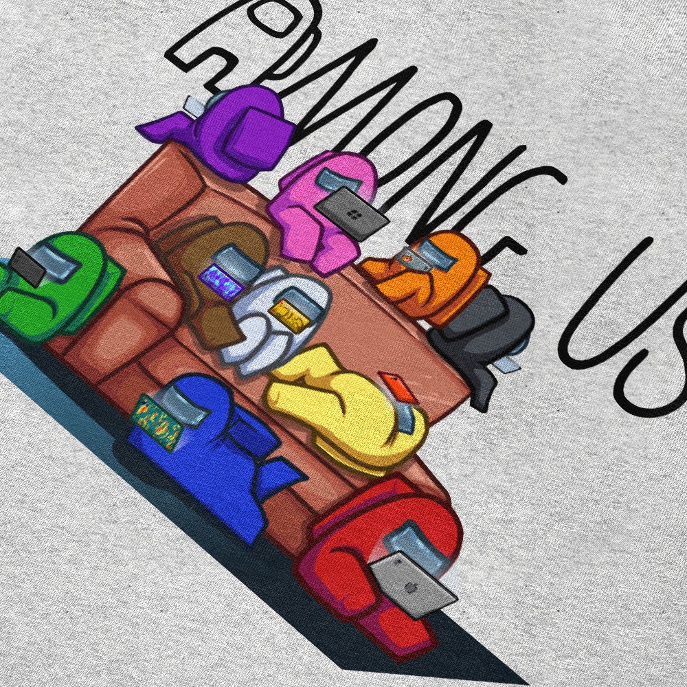 Baju Tidur Piyama Anak Game Among Us Usia 2 - 8 Tahun Combed 30s Lembut