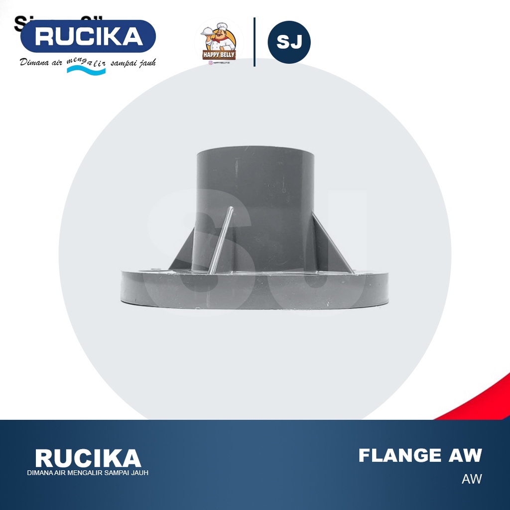 Flange PVC AW 6 Inch Rucika Flen AW 6" Rucika