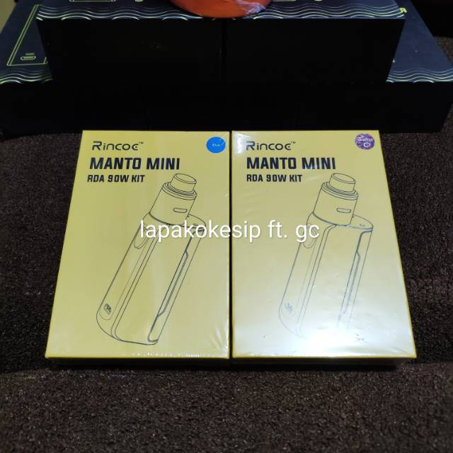 Promo paket siap kebul vapor vape autentic authentic oten rincoe manto mini kit 90w baru