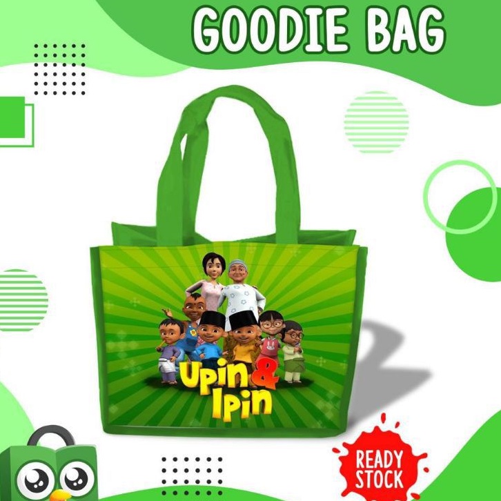 

tas Goodie Bag Souvenir Karakter Upin Ipin Custom Acara Ultah Anak Murah Berkualitas