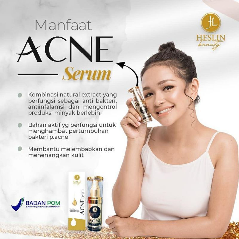 READY STOK BPOM SERUM WAJAH HESLIN BEAUTY