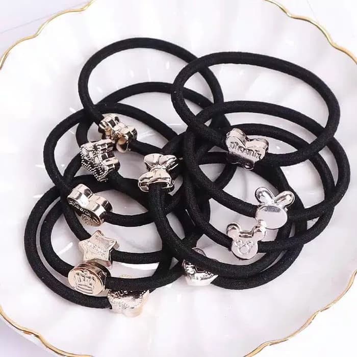 001 IKAT RAMBUT HITAM KOREA STYLE / KUNCIR RAMBUT-2