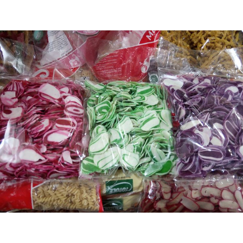 

Kerupuk Bawang Poleng 500g/Keripik Bawang Poleng wangi