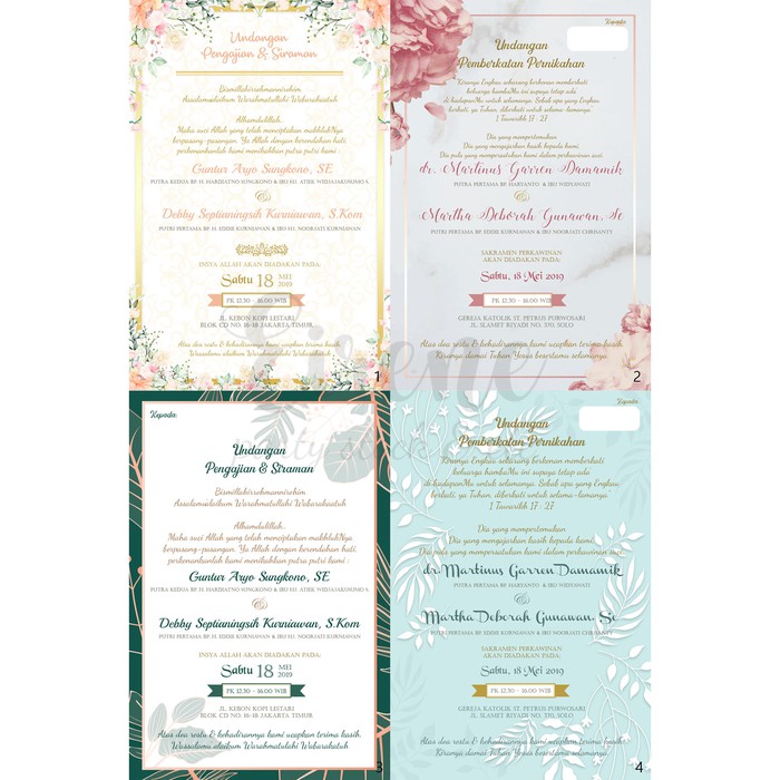 82 Contoh Undangan Acara Siraman Gratis Terbaru