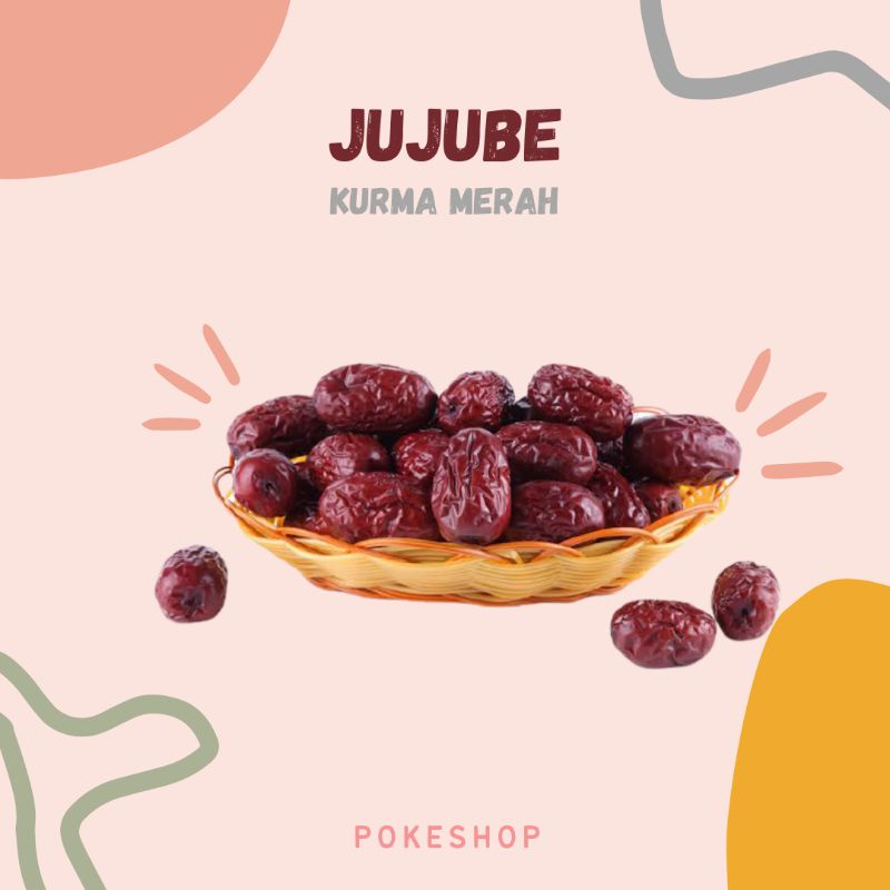 

Kurma Merah / Herbal Angco / Kurma China / Red Dates - 50Gram