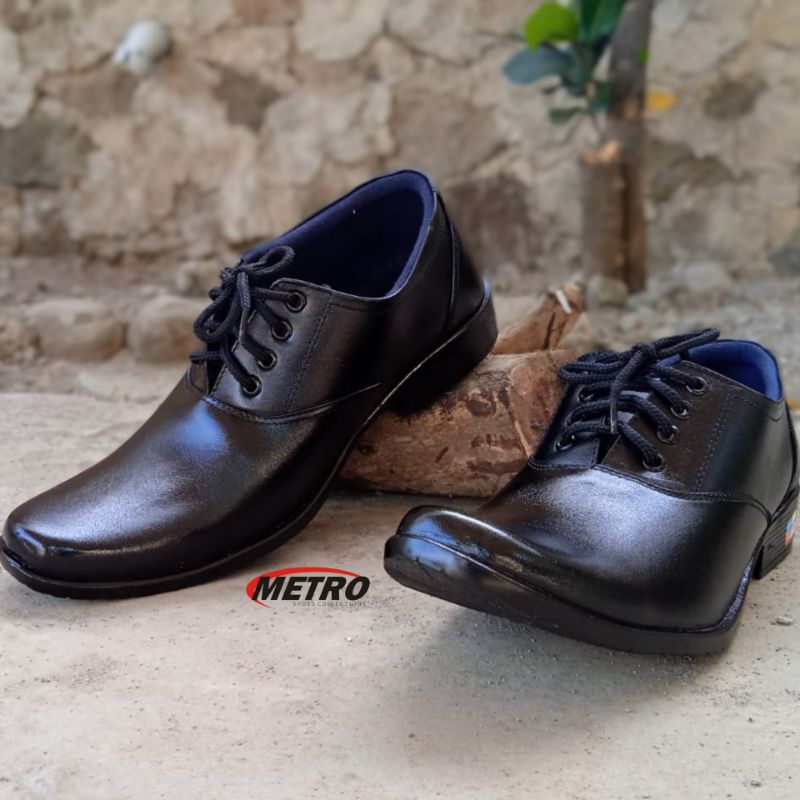 Sepatu Pantofel Pria Kulit Asli - Produksi METRO Magetan