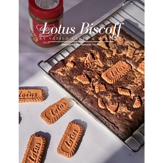 

Fudgy Brownies Lotus Biscoff