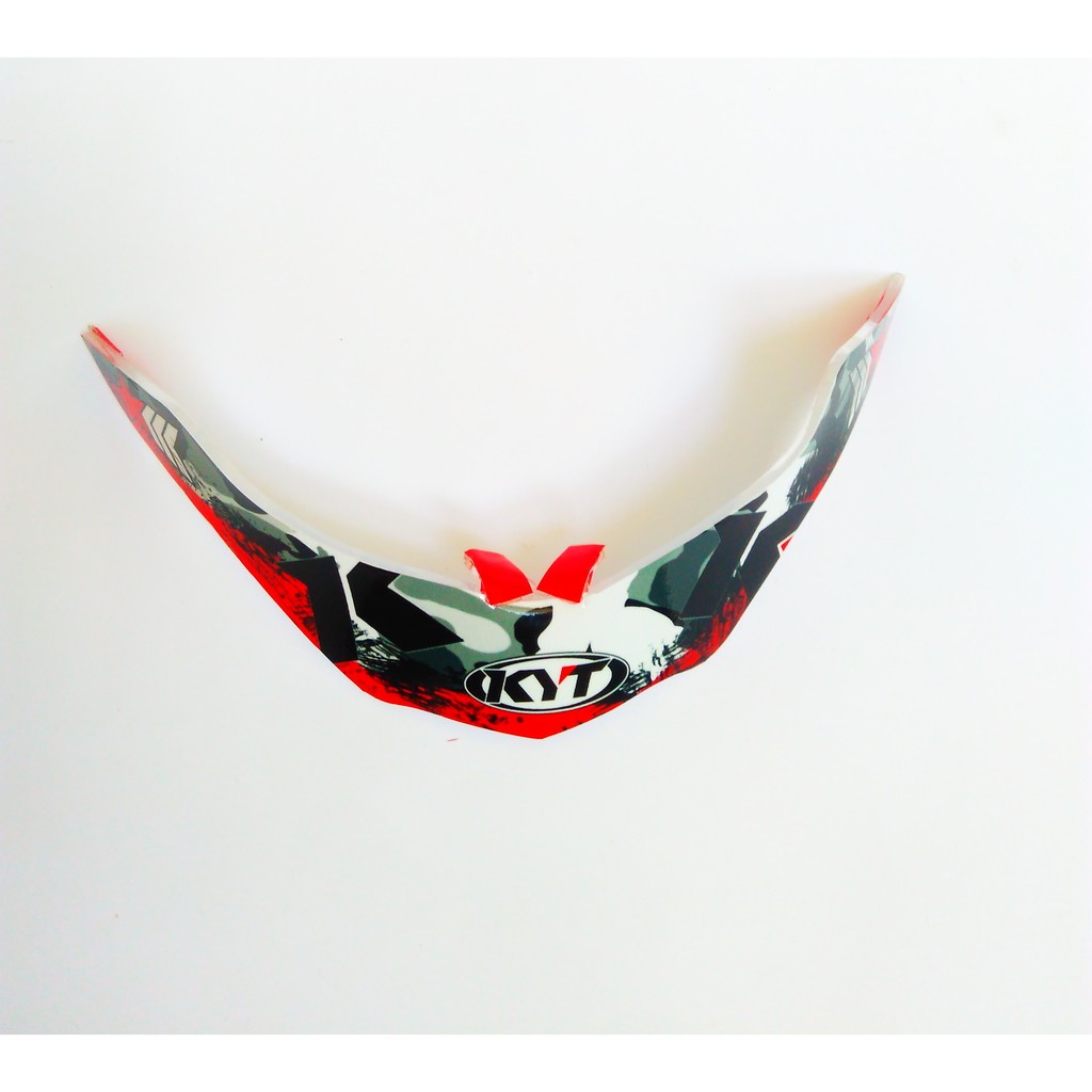 Hot Deals Spoiler Kyt R10 Seri 3 Red Black / Spoiler Helm Kyt R10 Series 3 Merah Hitam