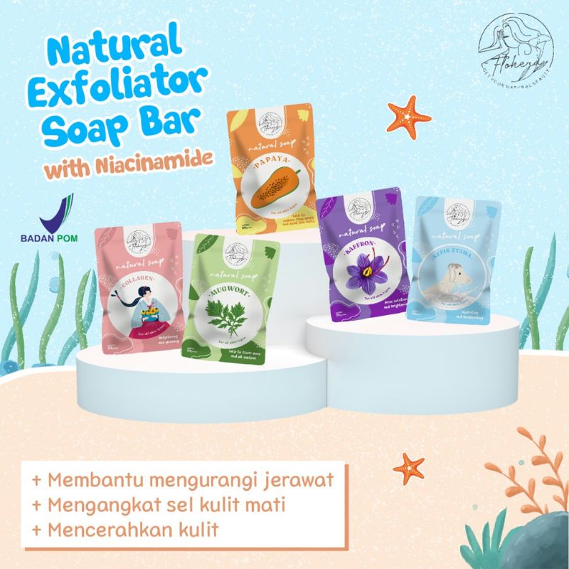 BPOM ✅ Natural soap flohera BPOM PERONTOK DAKI DAN PENCERAH KULIT