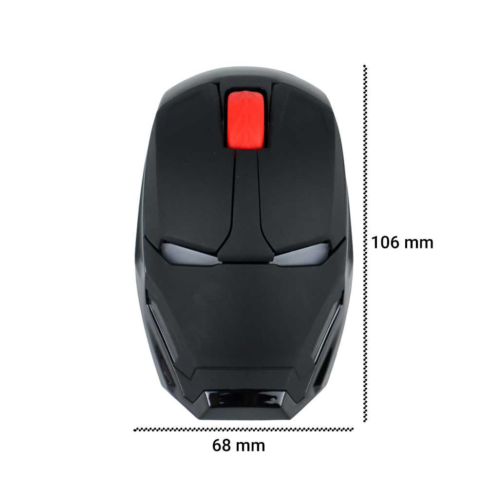 Taffware Mouse Wireless Optical Iron Man 2.4 Ghz - GFSK-M8 ( Al-Yusi )