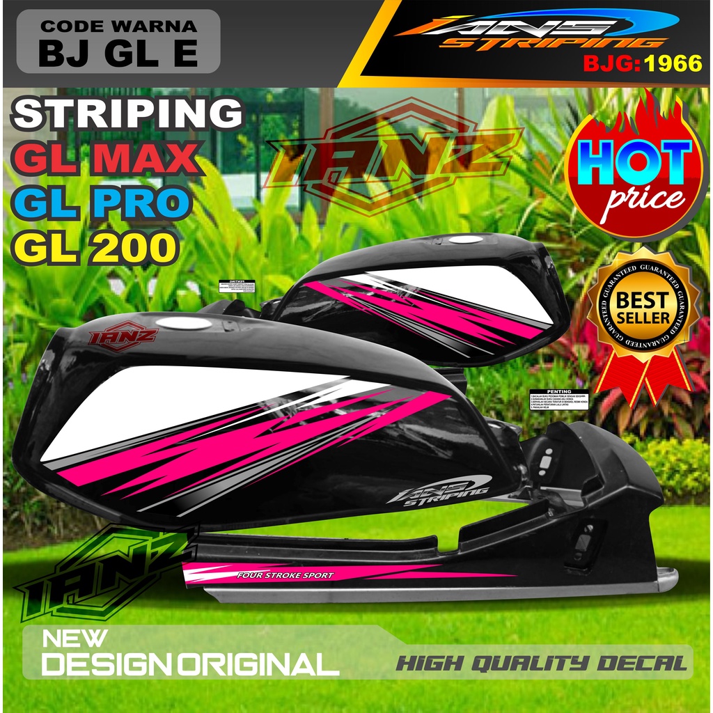 STIKER STRIPING MOTOR GL MAX GL PRO GL 100 / STRIPING MOTOR GL TERBARU / STIKER MOTOR TERMURAH / STRIPING GL MAX / STIKER GL PRO / STIKER MOTOR