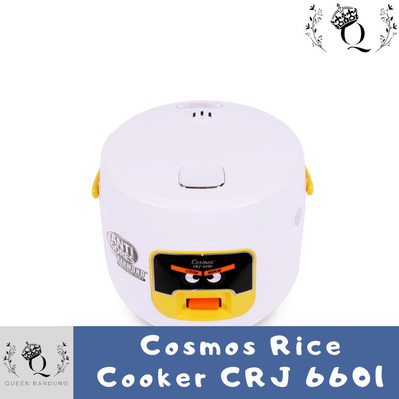 Rice Cooker Cosmos CRJ 6601 WHITE dan BLACK