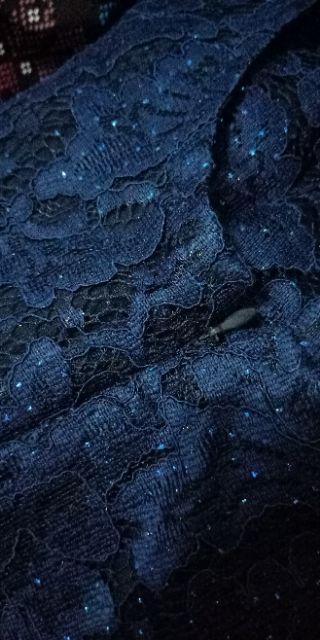 Couple Aurora Navy Busui/brukat/batik