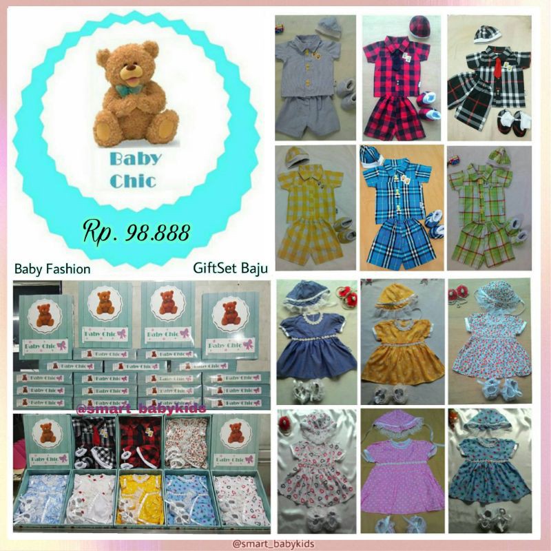 BABY CHIC - BAJU BABY FASHION (GIFTSET BABY BOY/GIRL)