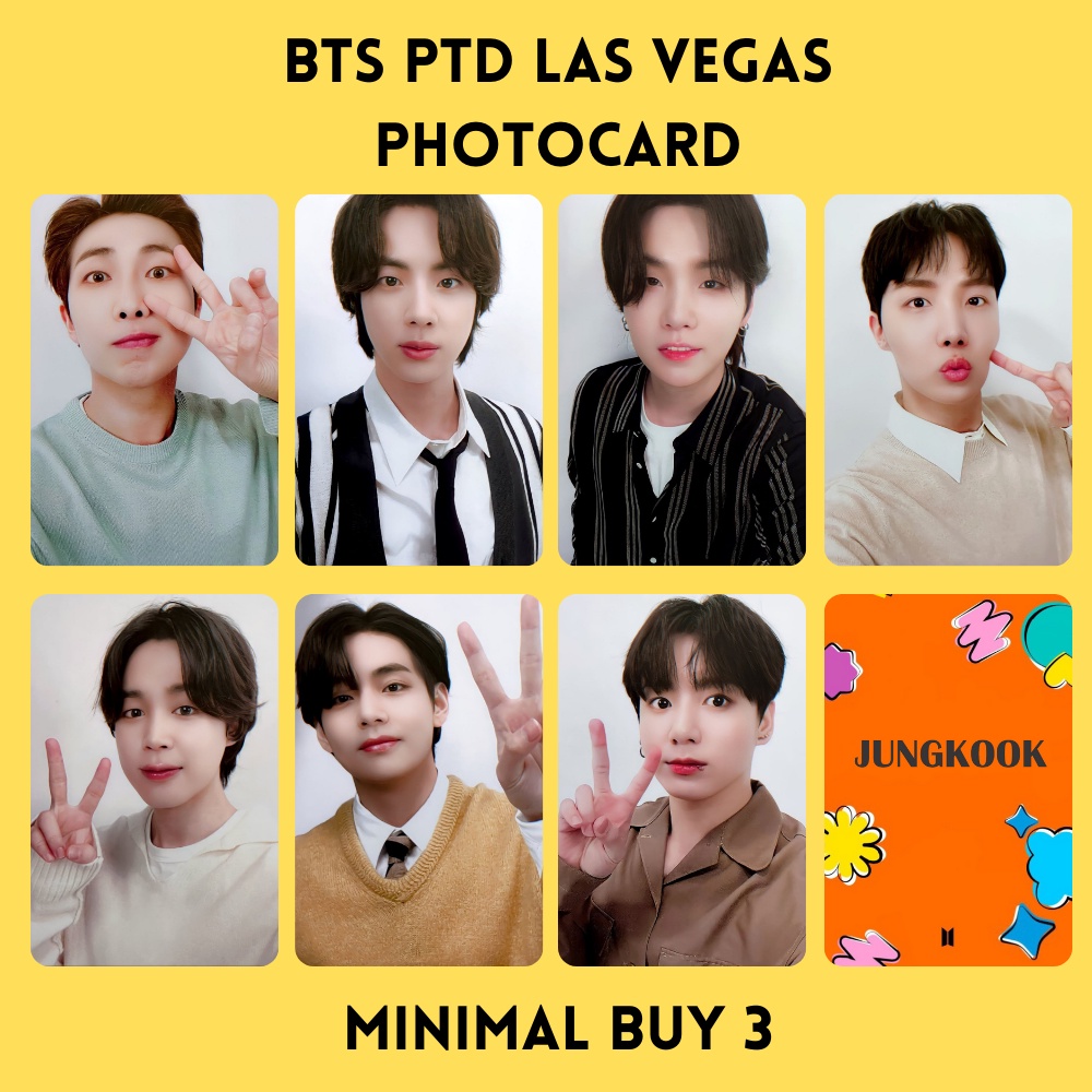 [UNOFFICIAL] PHOTOCARD BTS PERMISSION TO DANCE PTD LAS VEGAS MGM RESORTS
