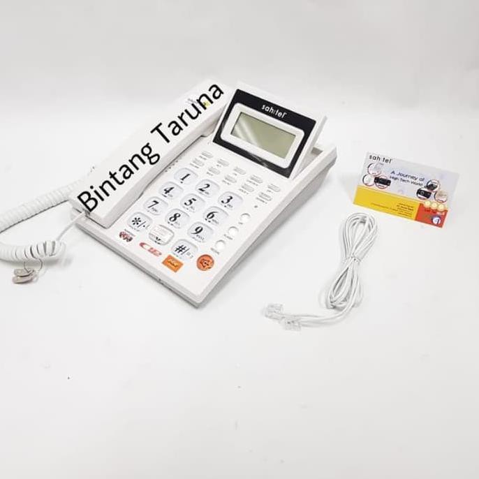 Telepon Kabel Sahitel S57 Cable Phone Sahitel S-57 (Putih)