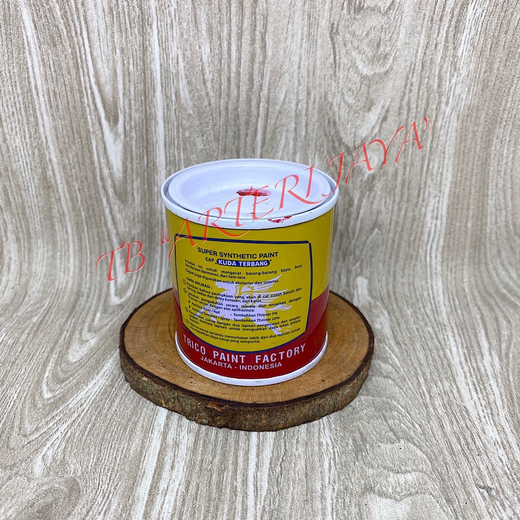 Cat Kayu Cat Besi Ukuran 0,1 Liter Cat Kuda Terbang Cat Minyak Kecil Ready Stock Semua Warna