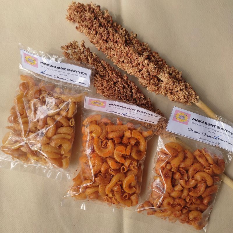 [anwsnack] Makaroni Bantet daun jeruk / Makaroni basah kering murah