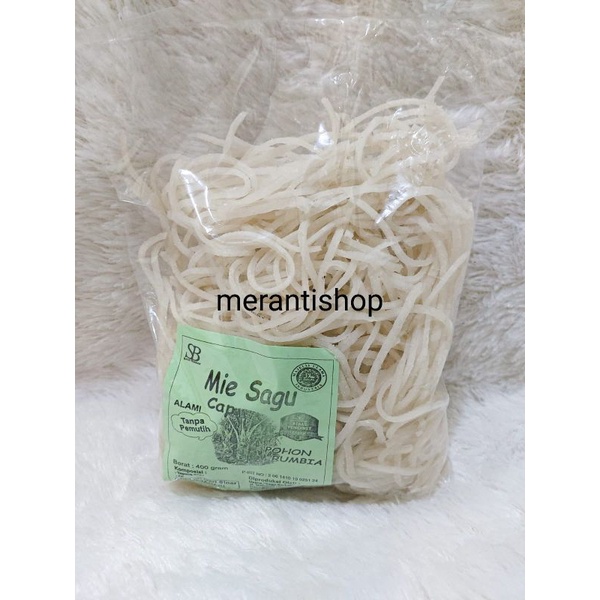 

Mie Sagu Selatpanjang Cap Mantap Berat Bersih -+350gram / Mie Sagu Cap Jempol Selat Panjang / Sagomie / Sagohunmie / Miesagu Jempol