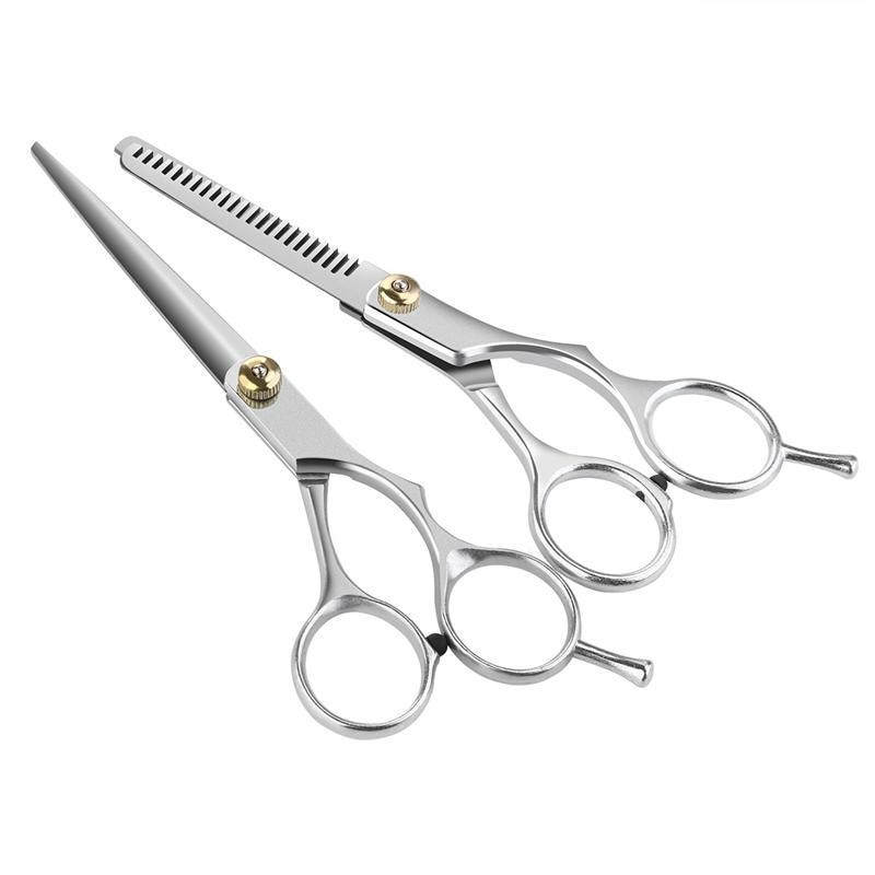 2 In 1 Set Gunting Rambut Bahan Stainless Steel Untuk Barber