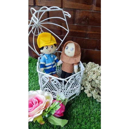 Boneka Flanel Profesi Operator Forklift