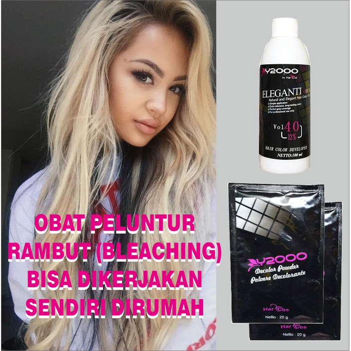 CS1 Y2000 Decolor Powder Bleaching Rambut 20 Gr / bleaching Rambut