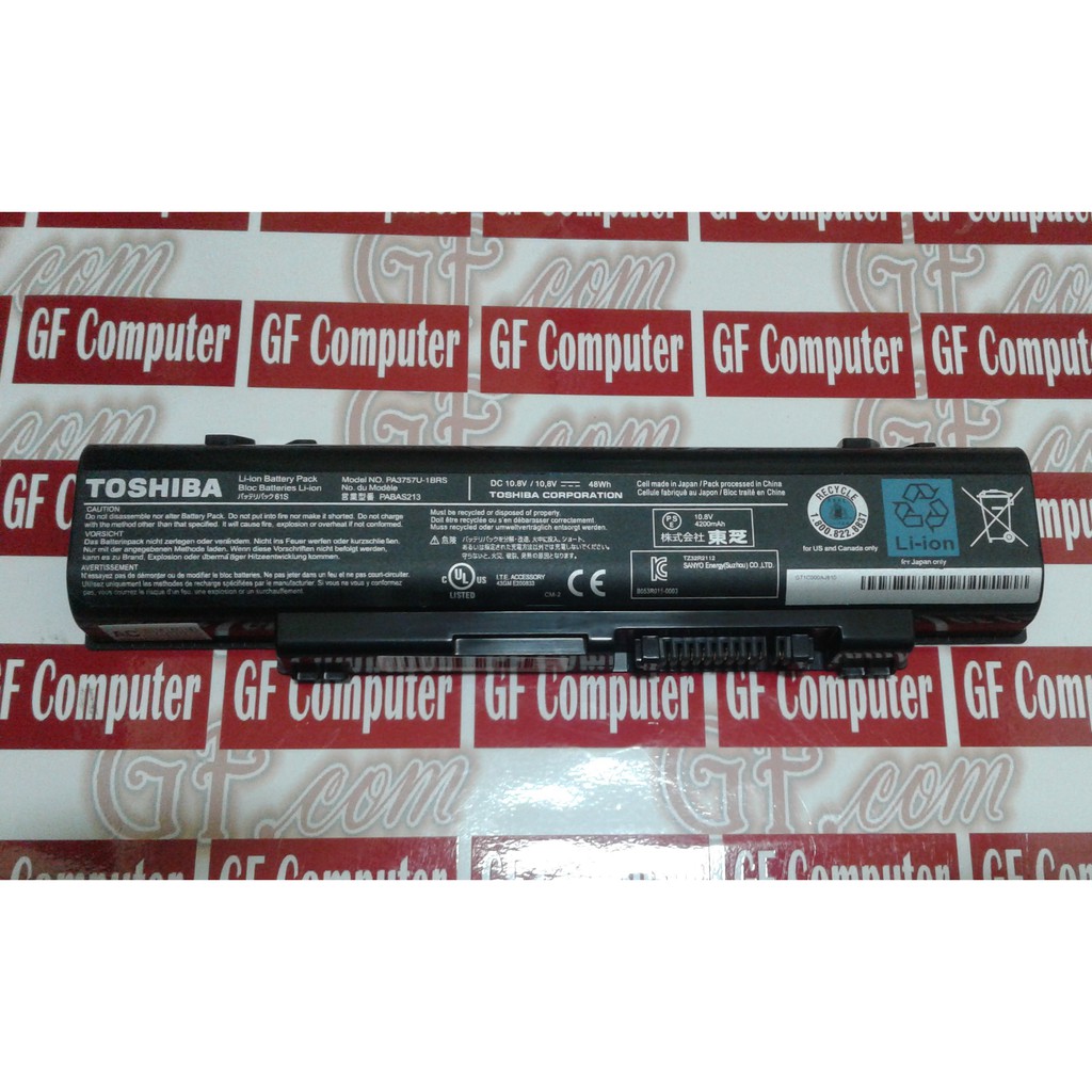 Original Baterai Laptop Toshiba Dynabook Qosmio T750 T751 T851 V65,  Qosmio F60 F750 F755 Series