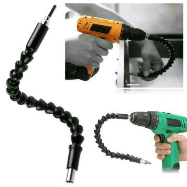 Selang Fleksibel Bor 30 Cm Screwdriver Extension Flexible Atau Fleksibel Bor Obeng