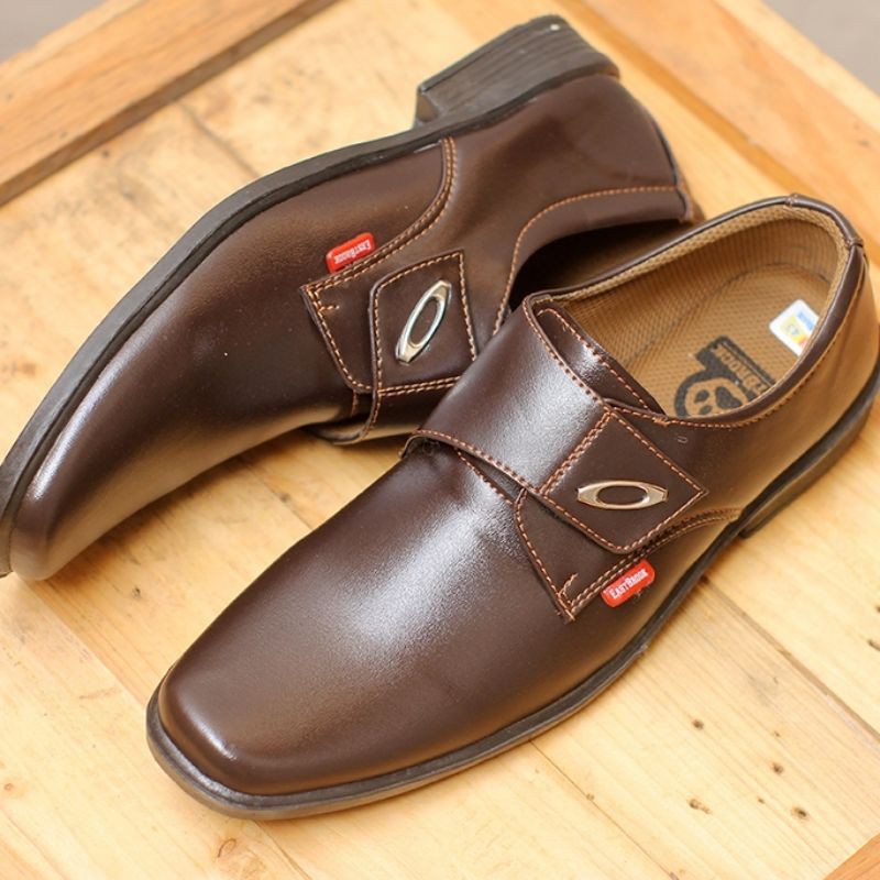 PANTOFEL OPTIMIST - EASTBROOK | Sepatu Formal Pria Pantofel Kerja Kantor Non Tali Original Handmade