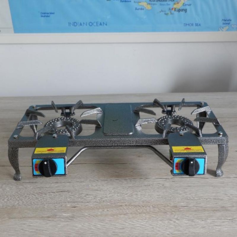 Kompor gas bodi cor sunrise SUN RISE tipe 201 auto 2 tungku SNI / kompor 2 mata sunrise