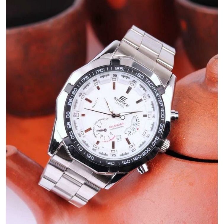 Jam Tangan_Edfice_S001 Fngeen Jam Tangan Casio Edfice Rantai Stainliss Pria Bisa COD