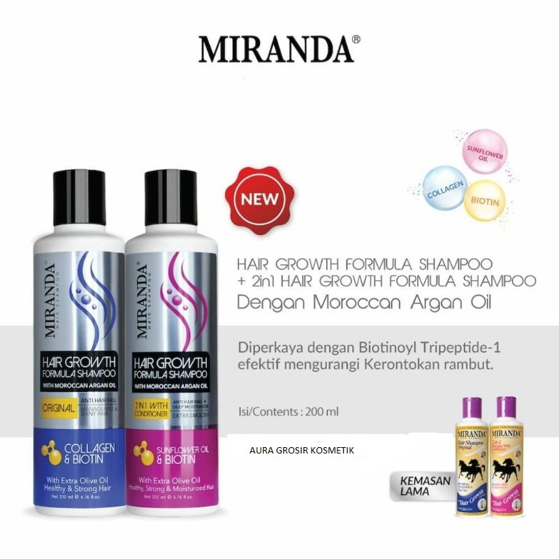 ❤️ GROSIR ❤️ MIRANDA Hair Shampoo Kuda