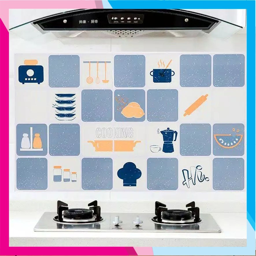 Stiker Dinding Dapur / WallSticker Dapur Anti Minyak Anti Air Kualitas Terbaik