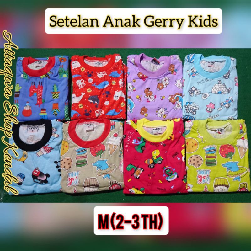 Baju Setelan Anak Gerry Kids / Baju 0-7 Th/ Piyama Bagus / Baju Anak Murah