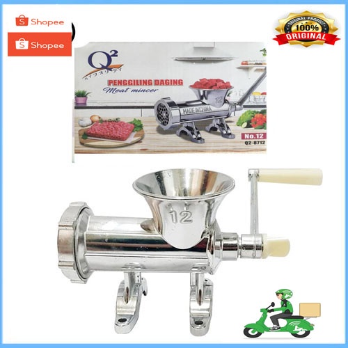 Q2-8712 Alat Penggiling Gilingan Daging Q2 8712 Meat Mincer Manual Besi NO 12 PROMO