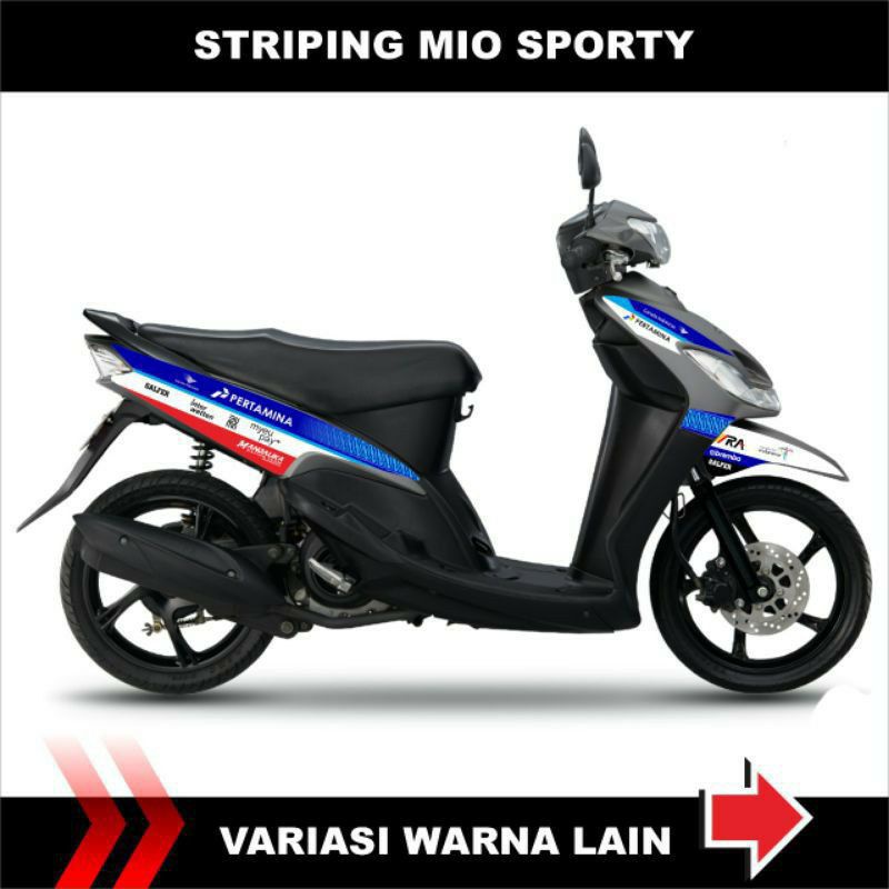 STIKER STRIPING MOTOR MIO SPORTY SMAIL/LIS STIKER BODY MOTOR MIO SPORTY/STRIPING MOTOR MIO SMAIL