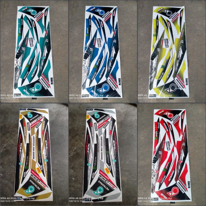 COD STIKER STRIPING JUPITER MX NEW PETRONAS