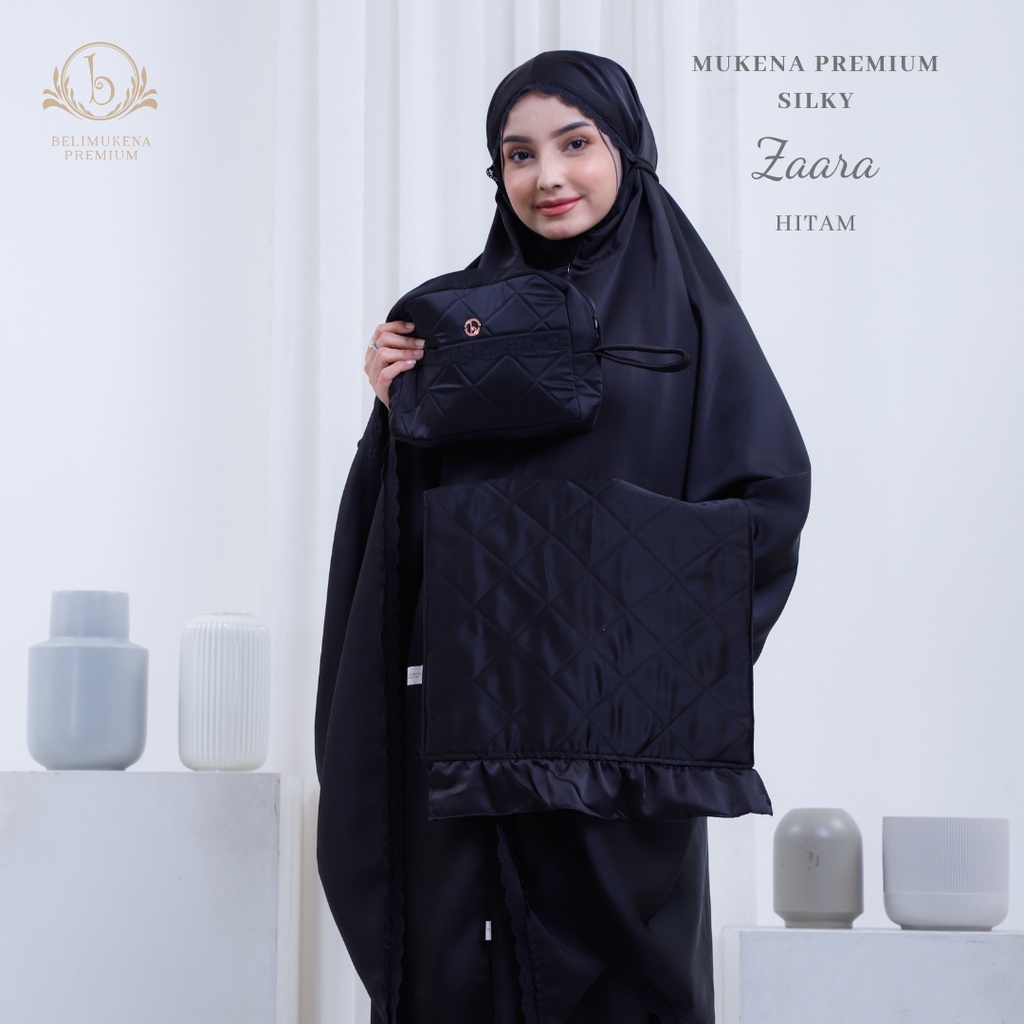 Mukena Dewasa 2in1 Premium Zaara Silky Set Sajadah