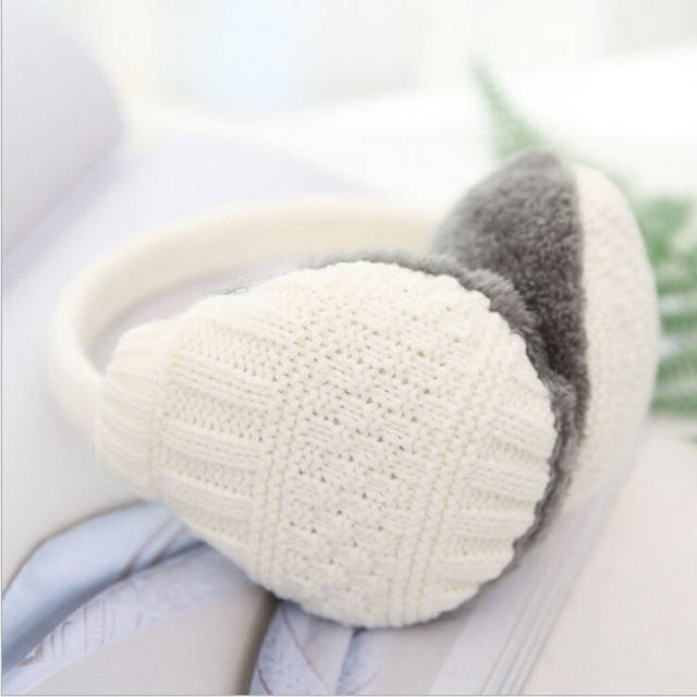 IMPORT Earmuff Retro winter Penghangat Telinga Musim Dingin Lapis Bulu