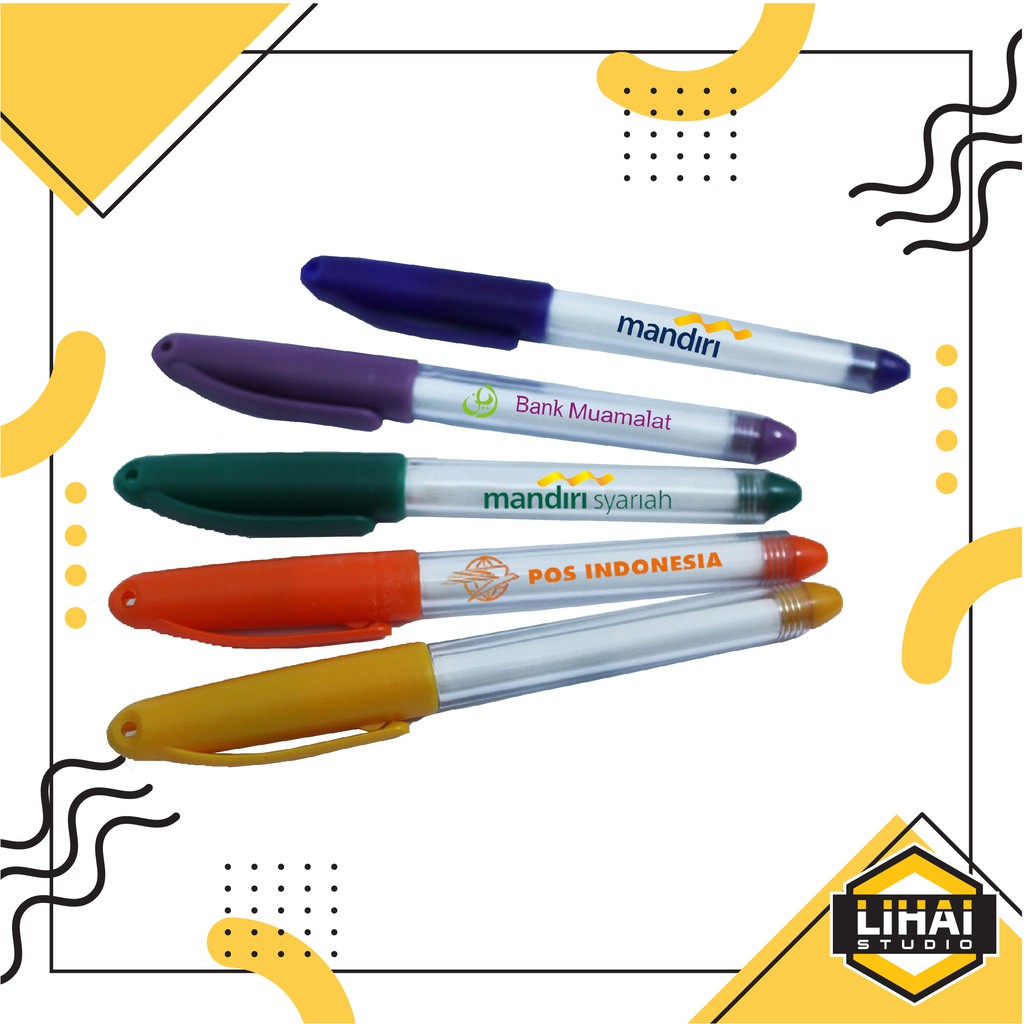 

Custom Design Cetak Pena Ballpoint Bolpen Pulpen Promosi Souvenir