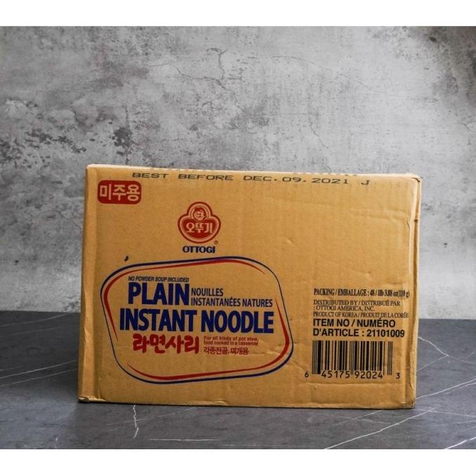 

Ottogi Plain Instant Noodle 1 Dus (isi 48pcs) Ramyun Sari Korea (ASLI)