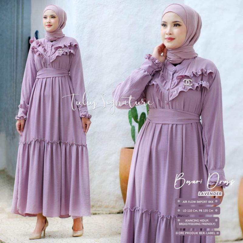 (NEW)GAMIS DRESS OOTD//BASARI BY TULUS SIGNATURE