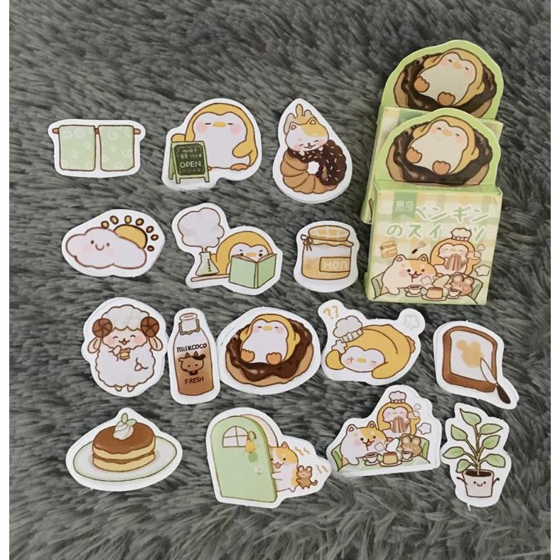 

STICKER DECO COOKING PENGUIN SCRAPBOOK DIARY JOURNAL DIY LOVERSTUFF