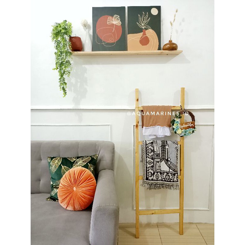 Ladder / ladder kayu / tangga kayu / wooden ladder / tangga dekorasi / tangga ladder