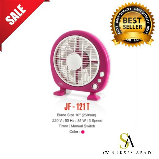BOX FAN KIPAS ANGIN KOTAK KIPAS KOTAK Maspion JF-121T Termurah Surabaya